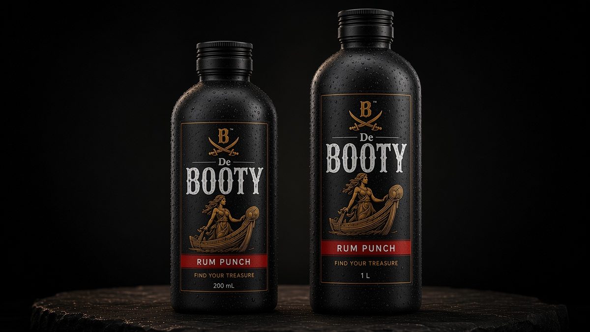 De Booty Rum Punch — Lil Booty 200 mL and Big Booty 1 L